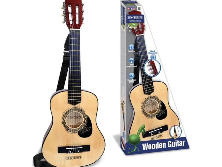 Bontempi Musikinstrument Gitarre mit 6 Saiten