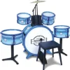 Bontempi Musikinstrument Schlagzeug blau
