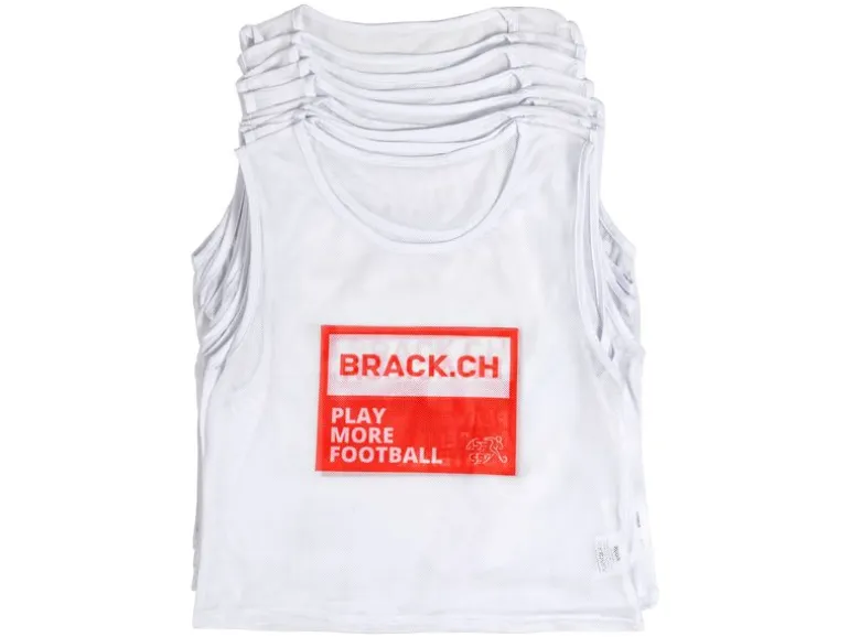BRACK.CH Play More Football Trikots, Weiss