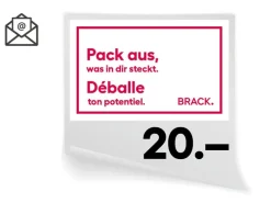 Brack Online-Geschenkgutschein CHF 20.-