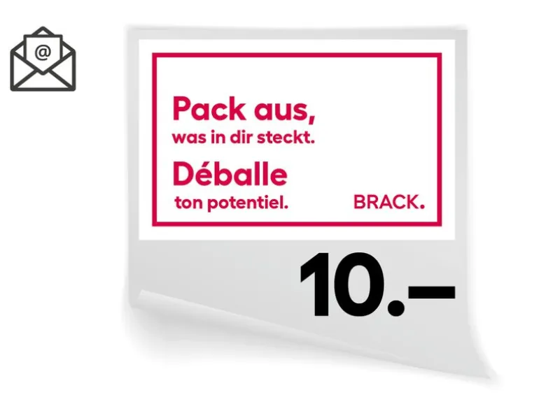 Brack Online-Geschenkgutschein CHF 10.-
