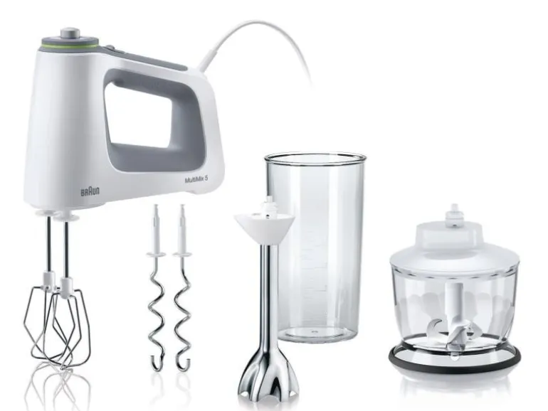 Braun Handmixer MultiMix 5 HM5137WH Grau/Weiss