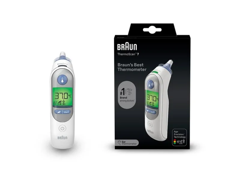 Braun Infrarot-Fieberthermometer ThermoScan 7 IRT 6520WE