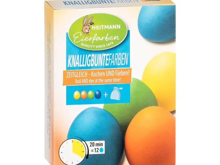Brauns Heitmann Eierfarben Brillant-Ei Gelb, Orange, Grün, Türkis