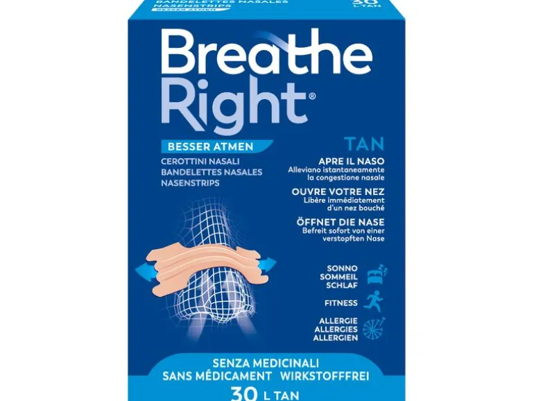 Breathe Right Nasenpflaster gross 30 Stück