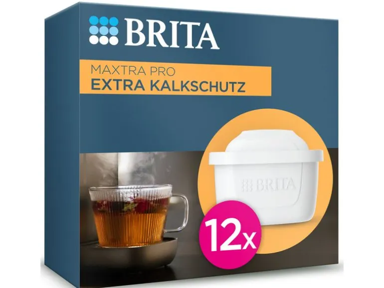 BRITA Wasserfilter Kartuschen Maxtra Pro Extra Kalkschutz Pack 12