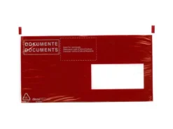 Büroline Dokumententasche C6/5 Rot, 250 Stück