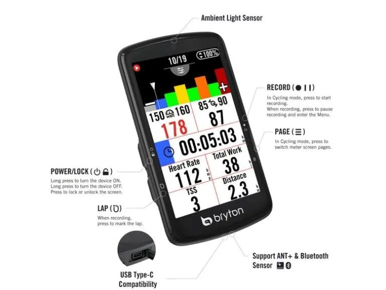 Bryton Rider S810 E Fahrradcomputer