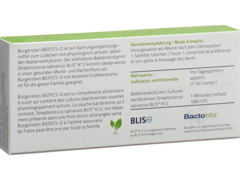 Burgerstein Biotics-O 30 Lutschtabletten