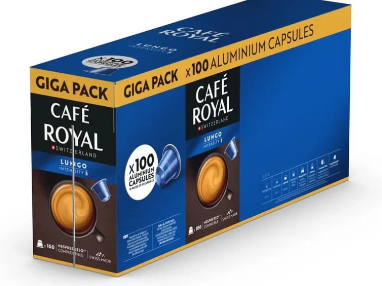 Café Royal Kaffeekapseln für Nespresso Lungo 100 Stück