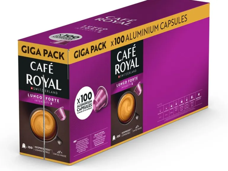 Café Royal Kaffeekapseln für Nespresso Lungo Forte 100 Stück