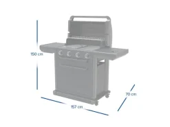 Campingaz Gasgrill 4 Series Onyx S