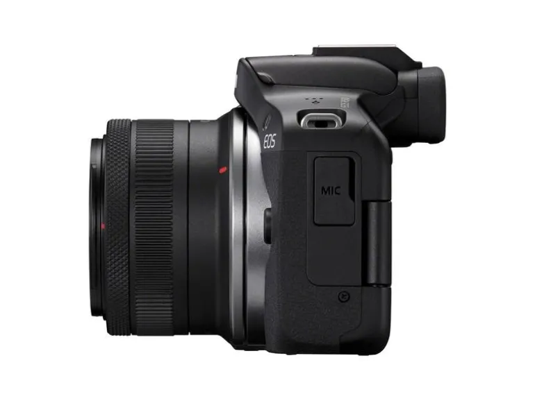 Canon Fotokamera EOS R50 + RF-S 18-45 + RF 75-300 Schwarz