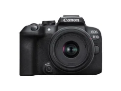 Canon Fotokamera EOS R10 RF-S 18-45 und RF 75-300 Kit