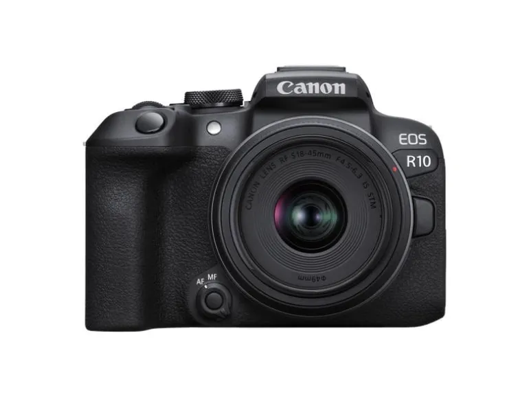 Canon Fotokamera EOS R10 RF-S 18-45 und RF 75-300 Kit