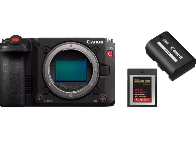 Canon Videokamera EOS C50 Kit LP-E6P, 512 GB CFE