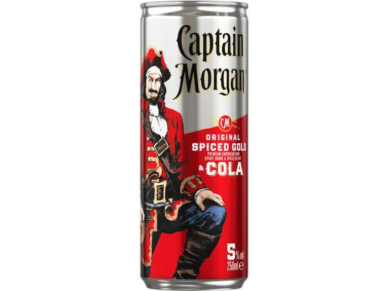 Captain Morgan Rum Spiced Gold & Cola 12 x 0.25 l