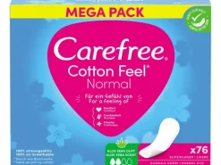 Carefree Cotton Feel Aloe 76 Stück