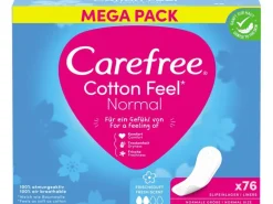 Carefree Cotton Feel Frischeduft 76 Stück