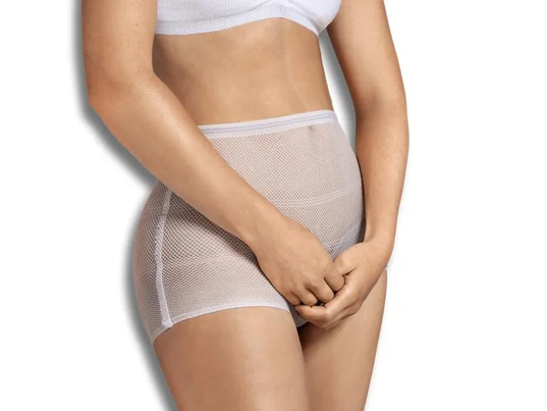 Carriwell Krankenhaus Unterhose 4er Set, Weiss Gr. One Size