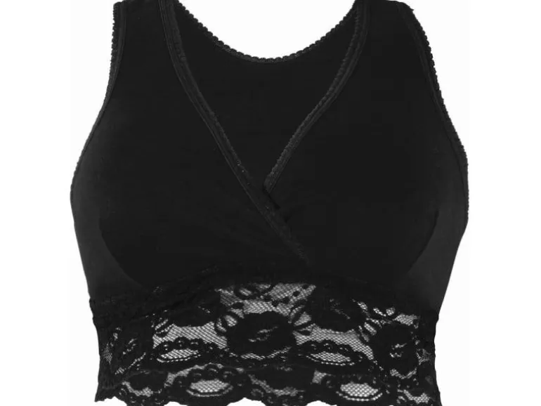 Carriwell Still-BH mit Spitzen Schwarz XL