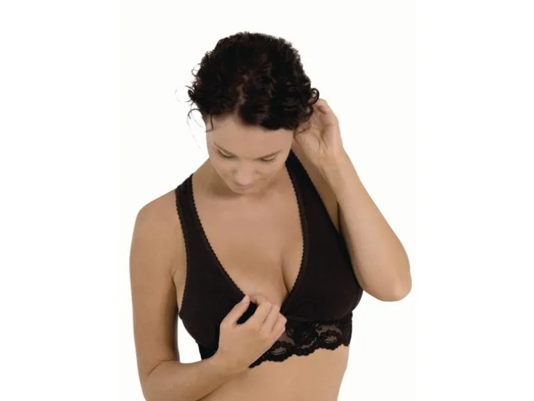 Carriwell Still-BH mit Spitzen Schwarz XL