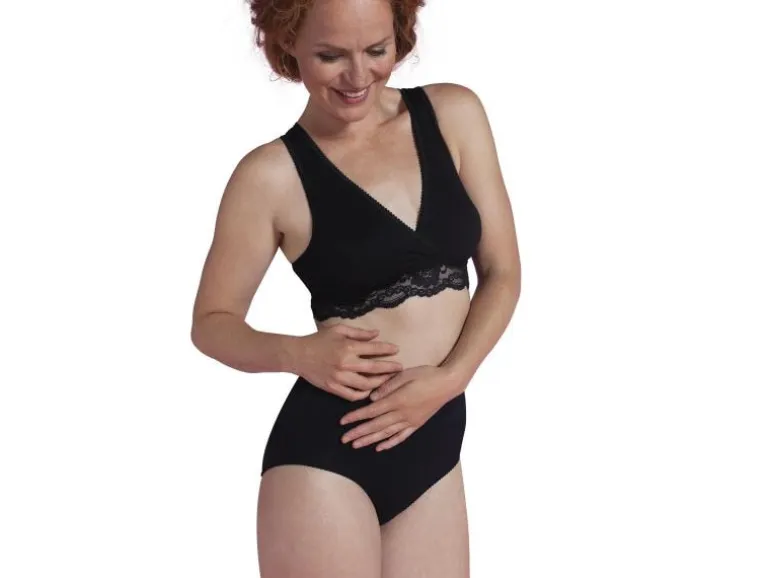 Carriwell Still-BH mit Spitzen Schwarz XL