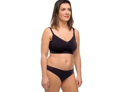 Carriwell Still-BH Seamless Original 2er Schwarz Beige L