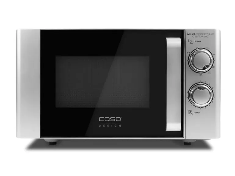 Caso Mikrowelle MG 20 Ecostyle Ceramic Schwarz/Silber