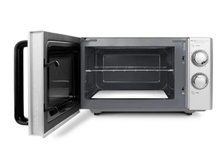 Caso Mikrowelle MG 20 Ecostyle Ceramic Schwarz/Silber