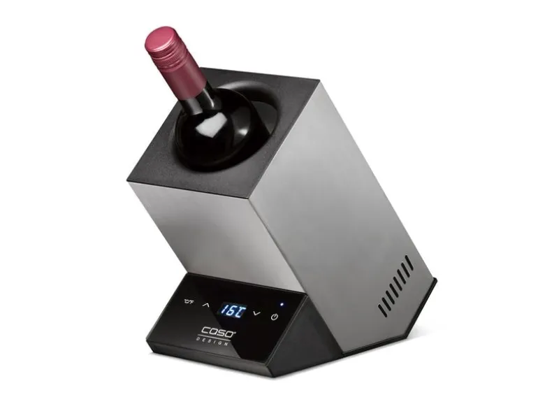 Caso WineCase One Inox Edelstahl silber/schwarz 72 W
