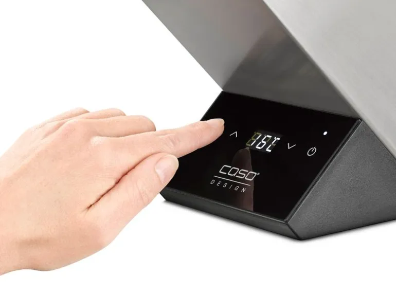 Caso WineCase One Inox Edelstahl silber/schwarz 72 W