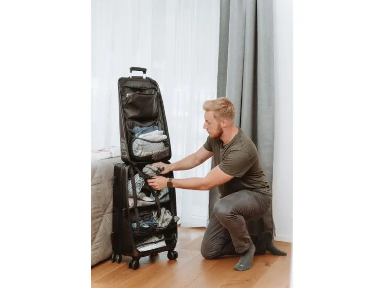 CASYRO Stand-Up Koffer Large, 120 L, Grau