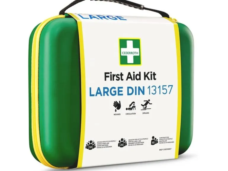 Cederroth Erste-Hilfe-Set Large DIN 13157, Polyurethan / Polyester