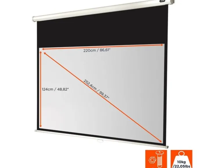 Celexon Rollo-Leinwand Eco 220x124cm 16:9