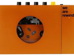 CE Portabler Kassettenspieler we are rewind Orange