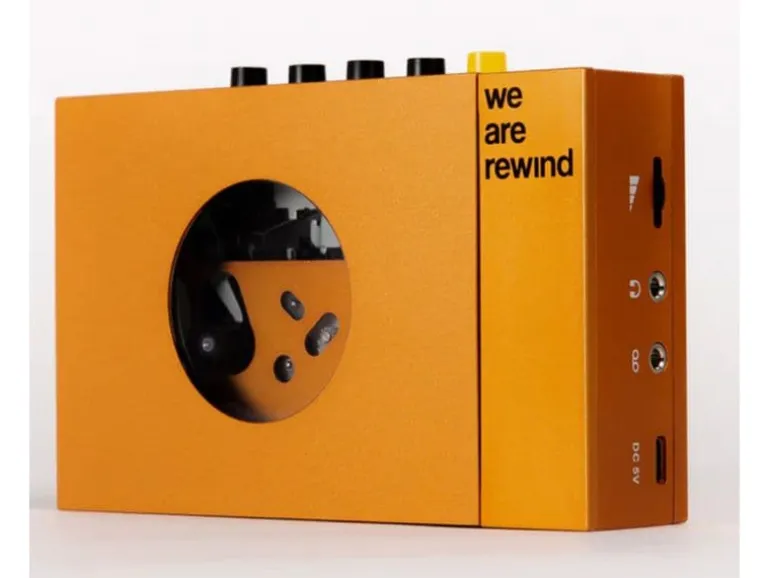 CE Portabler Kassettenspieler we are rewind Orange