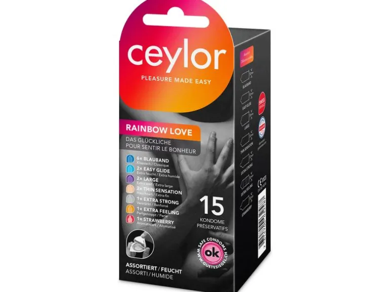 ceylor Kondome Rainbow Love 15 Stück
