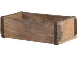 Chic Antique Aufbewahrung alte Backsteinform unika 10 x 30 cm, Braun
