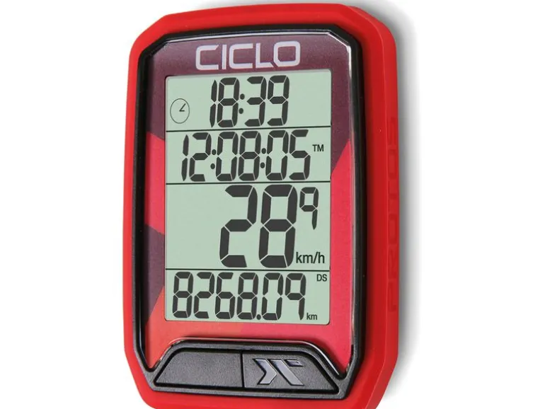Ciclosport Fahrradcomputer Protos 213 Rot