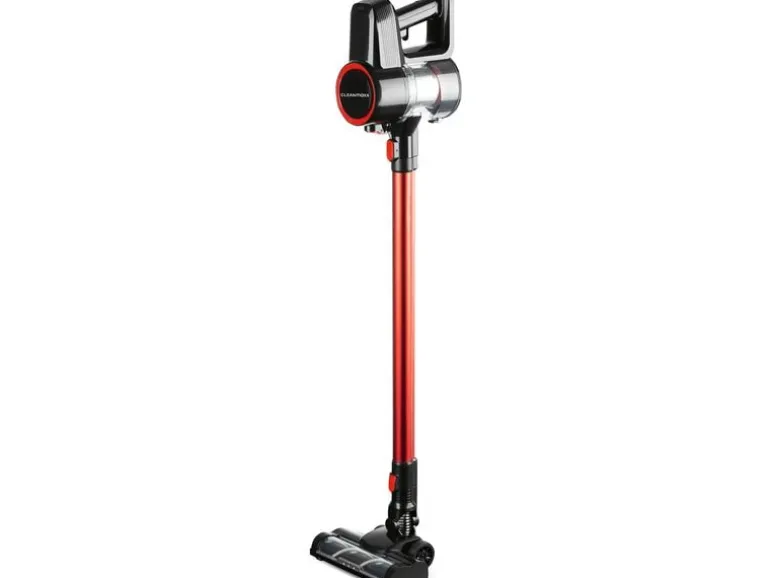CLEANmaxx Akku-Hand- und Stielsauger Rot/Schwarz