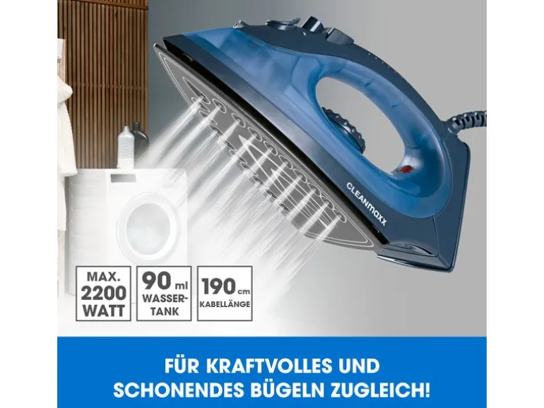 CLEANmaxx Dampfbügeleisen CLEAN edition