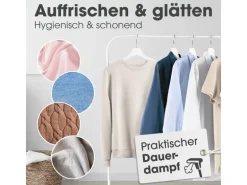 CLEANmaxx Dampfbürste 2-in-1 – 1600W schwarz 165 ml Tank 1600 W