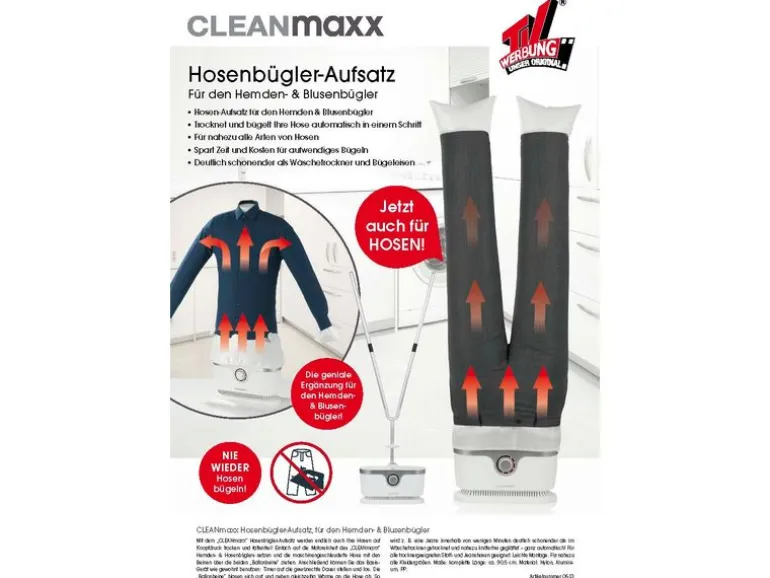 CLEANmaxx Hemdenbügler Hosenaufsatz zu CLEANmaxx
