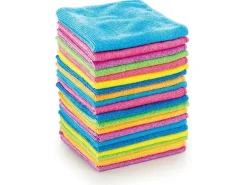 CLEANmaxx Mikrofaser-Reinigungstuch 20 Stück, Mehrfarbig