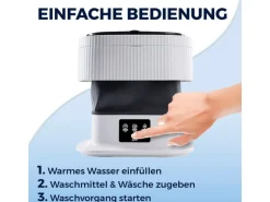 CLEANmaxx Mini Waschmaschine Oben