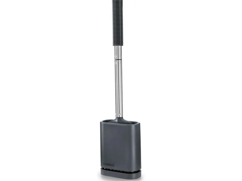 CLEANmaxx Toilettenbürste mit Wandhalterung Grau
