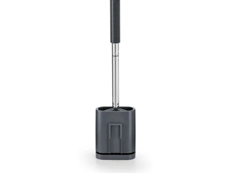 CLEANmaxx Toilettenbürste mit Wandhalterung Grau