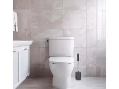 CLEANmaxx Toilettenbürste mit Wandhalterung Grau