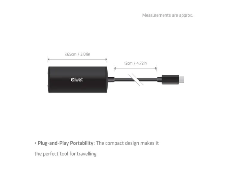 Club 3D Netzwerk-Adapter CAC-2531 USB Typ-C